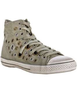 Ash army canvas grommet high top sneakers  