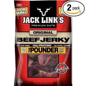 JL Original Beef Jerky 16 oz (2 Pack) Grocery & Gourmet Food