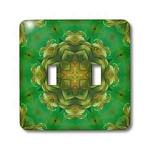  Houk Digital Abstraction Art   Fancy Kaleidoscopes   Green 
