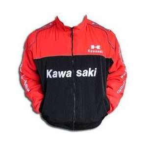  Kawasaki Racing Jacket Red and Black