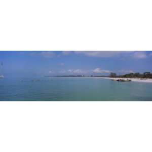 Tourists Kayaking in the Sea, Fort de Soto Park, Tierra Verde, Florida 