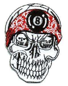 Ball Skull Choppers Biker Motorcycle Patch TG463  