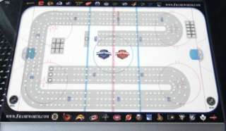 NHL HOCKEY CRIBBAGE GAME ~ RINK SHAPED CRIBBAGE ~ FREE VANCOUVER 