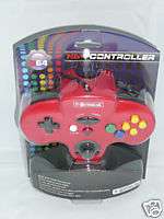 NEW NINTENDO 64 N64 ANALOG CONTROLLER JOYPAD PAD RED  