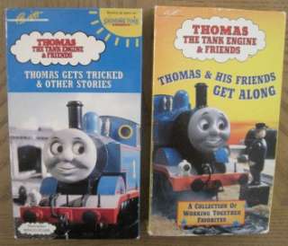 LOT 13 VHS Videos THOMAS THE TRAIN TANK ENGINE FRIENDS PERCY GORDON 