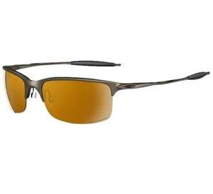 Oakley 12 953 Half Wire 2.0 POLARIZED Bronze Carbon Metal Mens Boys 