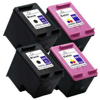 4pk HP 901 XL Ink Cartridge For Officejet J4580 Printer  