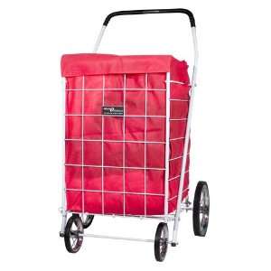  Laundry & Shopping Cart Liner with Hood   Red Office 