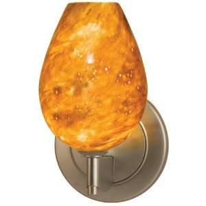Bruck Lighting Bolero Diamond LED Wall Sconce 103336BZ Bronze Amber 