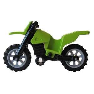  Motorcycle (Green)   LEGO City Minifigure Vehicle Toys 