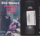 PHANTOM OF THE OPERA VHS 79 MIN B&W LON CHANEY