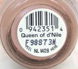 OPI Nail Polish Lacquer Queen of dNile Pale Mauve Tan World 