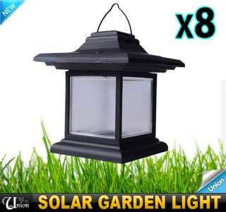 New 8pcs Outdoor LED Solar Garden Light Grass Lights Path Spotlight 