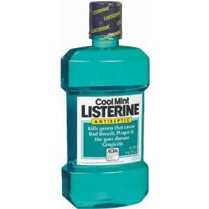  Listerine Antiseptic Mouthwash Cool Mint 33.8 oz. Health 