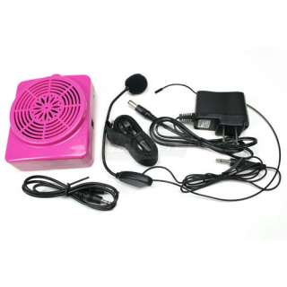 Public Address System PA Amplifier Speaker Microphone for Teacher 