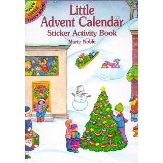 Little Advent Calendar Sticker Activity Book (Dover Little Activity 