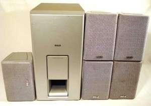 RCA RT2600 5.1 Home Theater Surround Sound Speaker System With Sub 