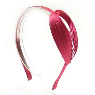 Hair band Headband accessories unique feather Jewelry bow PINK