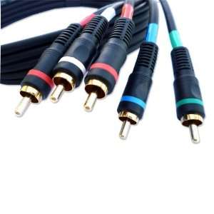  5 RCA to 5 RCA Male to Male Component Video & Audio Cable 
