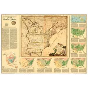  United States, Territorial Growth Map Poster Print by Abel 