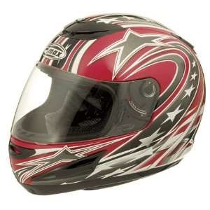    GMAX GM58 Graphic Full Face Helmet XX Large  Red Automotive