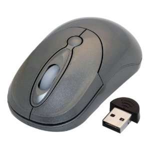 Mini Bluetooth Wireless Notebook Optical Laser Mouse + Dongle   Silver