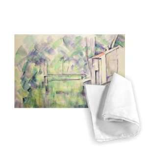  Mill on the River, 1900 (w/c on paper) by   Tea Towel 