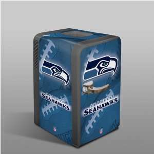   Seattle Seahawks Portable Refrigerator Memorabilia.