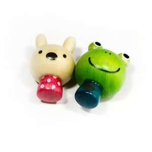  [Mini Frog & Rabbit]   Refrigerator Magnets / Animal 
