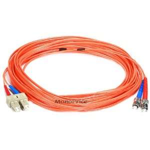  Monoprice Fiber Optic Cable, ST/SC, Multi Mode, Duplex 