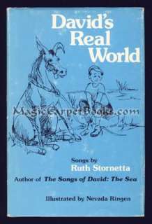 INSCRIBED Ruth Stornetta DAVIDS REAL WORLD Poetry ANIMALS Illustrated 