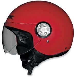 AFX FX 42 Pilot Helmet, Flat Red, Size Sm, Helmet Category Street 