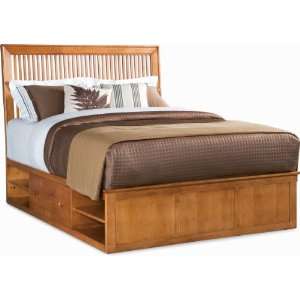   Sterling Pointe Underbed Storage Platform Bed Maple