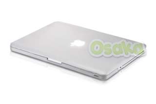 OSAKA Rubberized CLEAR Case Cover for Macbook Pro 13  