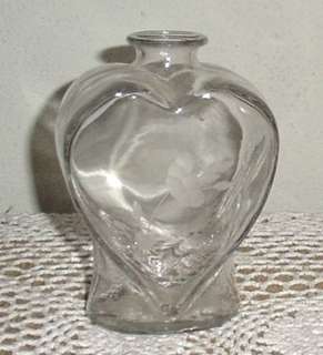 Princess House Heritage Small Heart Shaped Decanter  