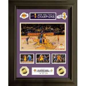   2009 NBA Champions 24KT Gold Coin Signature Frame