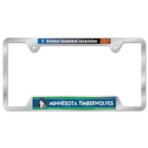    Minnesota Timberwolves Metal License Plate Frame