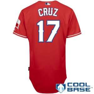 Texas Rangers Authentic Nelson Cruz Alternate 1 Cool Base 