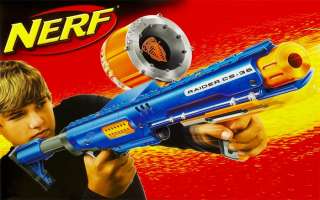  Nerf N Strike Raider Rapid Fire CS 35 Dart Blaster   Blue 