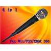 in 1 Wireless Karaoke Microphone For Wii/PS3/XBOX 360  
