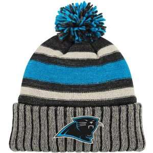  NFL Mens Carolina Panthers Classics Cuffed Pom Knit Hat 