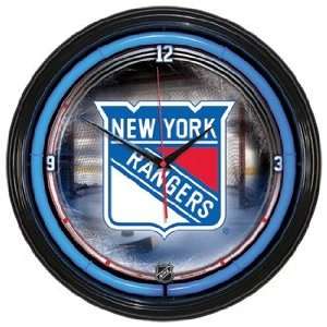  NHL New York Rangers Neon Clock