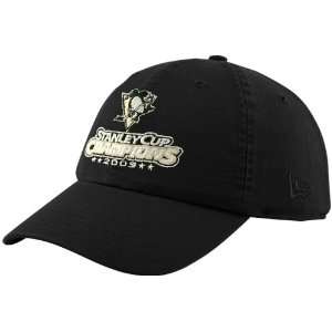  NHL Stanley Cup Champions Youth Black Adjustable Slouch Hat  Sports