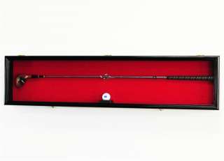 Golf Club & Ball Putter Display Case Cabinet Rack UV  