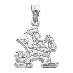   Sterling Silver University of Notre Dame Charm Arts, Crafts & Sewing