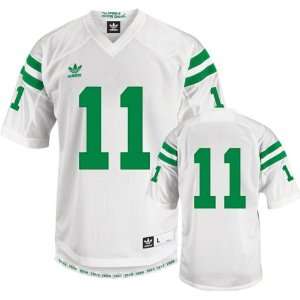  Notre Dame Fighting Irish White adidas #11 Throwback 