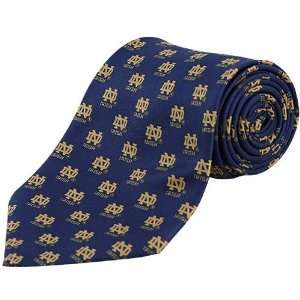 Notre Dame Fighting Irish Pattern Poly Tie  Sports 