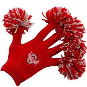  Ohio State Buckeyes Scarlet Spirit Fingerz Gloves Sports 