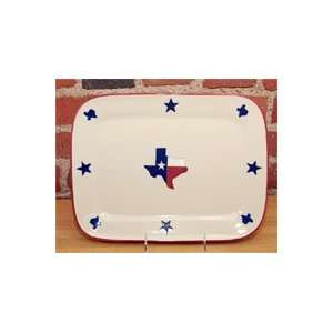   Texas Proud Platter by Hartstone Pottery Made in USA