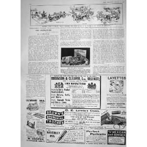 1908 NORTHERN RAILWAY TOY TRAINS MOTOR CARS LAYETTES